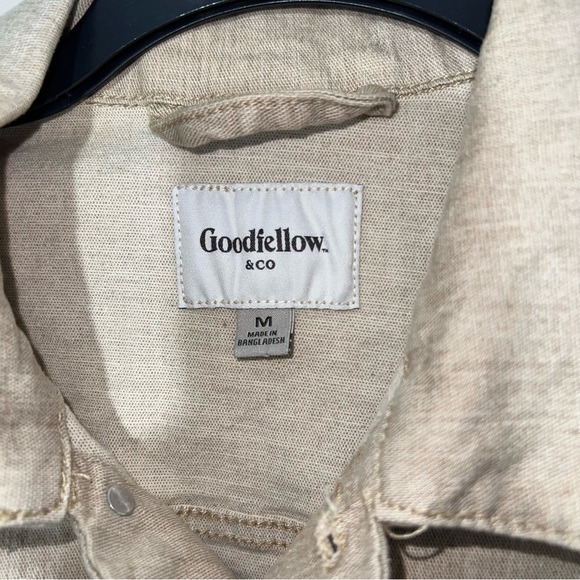 Goodfellow & Co. Mens Beige Trucker Jacket Size Medium - Picture 3 of 6